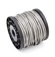 Câble Tianli AiSi à haute résistance à la traction MIL-DTL-83420 1/16" 3/8" 7x7 7x19 Galvanisé 304L/316L pour applications aéronautiques (pliage/soudage/découpe)