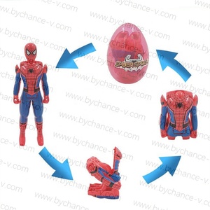 Cadeau cool pour les garçons transformant les super-héros figurine jouet <span class=keywords><strong>spiderman</strong></span> capsule oeuf jouets pour gashapon machine jouets - Product Image 4