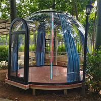 Tente d'événement de luxe imperméable, maison à bulles, tente dôme, glamping pour les stations balnéaires, les villas