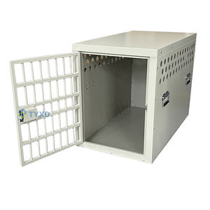 Zware Stalen Metalen Hond Kennel Box Zinger Hondenkrat Grote 40 Inch Xl Hondenkooi <span class=keywords><strong>In</strong></span> Platte Verpakking - Product Image 4