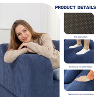 Fabrik-Vakuumverpacktes Modulares Schwammsofa, Frei Transformierbares Einzelsitz-Relaxsofa-Bett für Apartment, Modernes Zuhause und Schlafzimmer