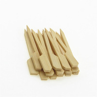 Prix de gros Brochettes de barbecue jetables mini plates en bambou avec manche Teppo pour crevettes