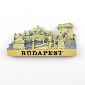 Recuerdos Personalizados de <span class=keywords><strong>Budapest</strong></span>, Hungría, Imán de Resina 3D Personalizado para Decoración de Refrigerador - Product Image 4