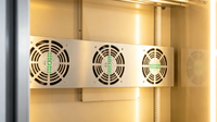 Armoire de séchage pour canard rôti, réfrigérateur pour poulet/oie 0~25°C ℃   Contrôle de l'humidité par réfrigération et dégivrage, lumière chaude, garantie 1 an