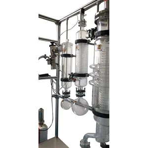 Distiller Vertical Agitated Wiped/Thin Film Evaporation Equipment Vacuum Short Path Distillation Unit