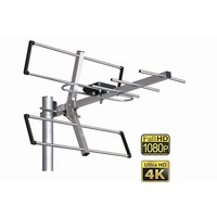 Antenne TV numérique passive UHF DVB-T2 4K 1080P personnalisable avec filtre 5G intégré en option, certifiée CE pour les vendeurs européens
