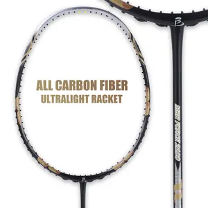 100% racchetta da badminton in fibra di carbonio