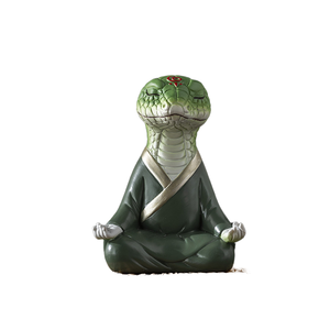 Modelo de Serpiente del Zodiaco Chino Estilo Zen, para Atraer la Riqueza, Decoración para el Hogar o la Oficina, Serpiente Realista, Juguete de Regalo - Product Image 6
