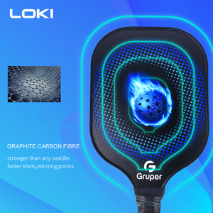LOKI 007 Hot Selling Customized Logo Best Price Good Quality <strong>Pickle</strong> Ball Pickleball Paddle <strong>Set</strong> - Product Image 5