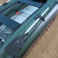 Nouveau bateau pneumatique de sauvetage pliable en PVC populaire de Chine 380 à vendre
