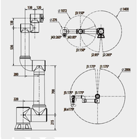 Robot collaboratif 6 axes FR, charge utile 30 kg, portée 1700 mm, entraînement servo-électrique, robot multi-applications pour palettisation et tâches de manutention