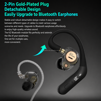 Écouteurs intra-auriculaires KZ Taurus Dynamic 2DD de haute qualité, originaux, avec basses HIFI, moniteur intra-auriculaire, suppression du bruit, pour le sport et la musique, prise jack 3,5 mm