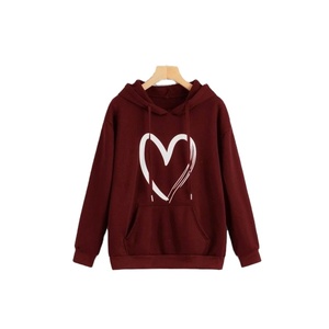 Alta calidad y bajo precio personalizado 100% algodón gran oferta sudadera de manga larga de gran tamaño Sudadera con capucha de mujer hecha en Bangladesh - Product Image 1