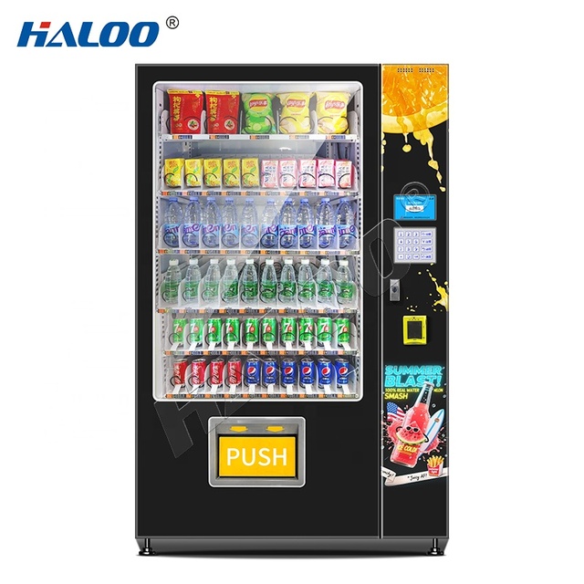 Haloo Vending Machine Snack Drink Automatic Combo Vending Machine Auto Cold Drink Water for Drinks and Snacks Vending Machine