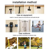 CHENGMO SPORTS Élastiques de Yoga P3 de Qualité Supérieure, Sangle Suspendue, Bande de Résistance à la Tension pour Exercices de Traction, Suspension Trainer