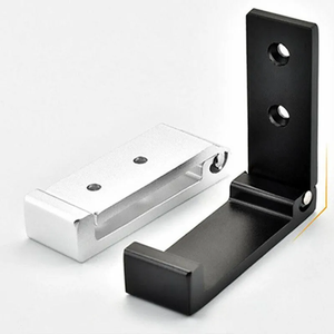 Folding Wall-Mounted <b>Hooks</b> for Clothes <b>Coat</b> Hat Bags Towel Hangers-Aluminum Alloy Rustproof Eco-Friendly Flexible <b>Single</b> <b>Hook</b> - Product Image 1