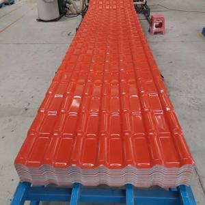 Tuile de toiture en acier revêtu de pierre, ondulée, traditionnelle, résistante aux UV, ignifuge, en résine synthétique, durable, isolante, pour hôtels et parcs - Product Image 1