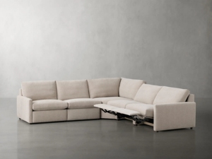Sofá Seccional Modular de Cinco Piezas de Estilo Europeo, Simple y Lujoso, con Mecanismo de Movimiento, Cómodo y Suave, para Sala de Estar - Product Image 4