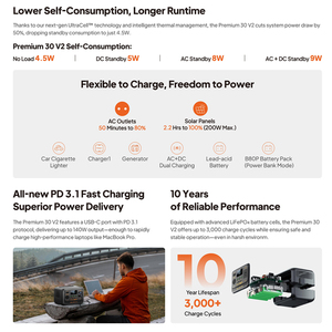 <span class=keywords><strong>Bluetti</strong></span> <span class=keywords><strong>600W</strong></span> Banco de energía solar de emergencia recargable Camping Energía Expandible Generador solar portátil Estación de energía - Product Image 4