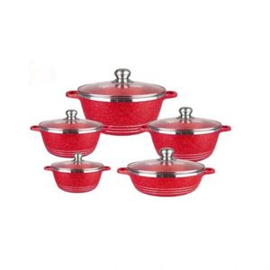 Juego de Utensilios de Cocina Antiadherentes de Metal de 10 Piezas al por Mayor, Cacerolas y Ollas - Product Image 3