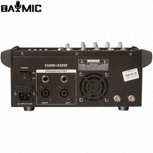Mezclador de Audio Profesional de 4 Canales con Amplificador de Potencia Integrado y Micrófono Inalámbrico - Product Image 4