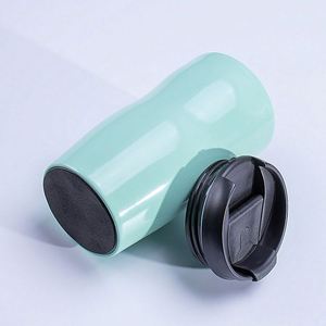 250 Ml Hot Selling <b>Double</b> <b>Wall</b> Thermal <b>Mug</b> Stainless Steel Tumbler Water Bottle Custom Logo Pea Shape With Lid - Product Image 5