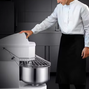 Hot Selling Food Grade Stainless Steel Digital Control <b>Bread</b> Flour <b>Mixer</b> 50 Liter 12.5kg for Bakery and Flour Mill - Product Image 1