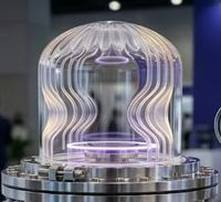 Couvre-crémaillères et cloches en quartz transparent de haute pureté sur mesure, dômes en quartz résistants aux hautes températures |   Vente en gros