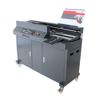 Relieuse verticale 50R avec colle latérale, machine de reliure à chaud professionnelle pour documents, idéale pour l'impression de bureau