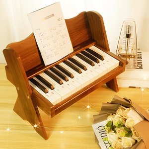 Wholesale Orff <b>Instrument</b> Musical <b>Instrument</b> <b>Keyboard</b> Electronic Battery Operated Wooden 25-Key Piano Toy With Bluetooth - Product Image 3