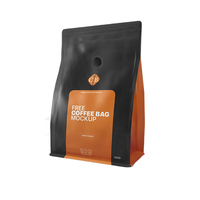 Sachet refermable à valve de qualité alimentaire, recyclable, pour le stockage de fèves entières fraîches