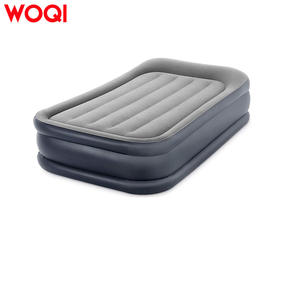 Matelas gonflable Woqi 190x99x31cm avec pompe intégrée, imperméable, gris, rectangulaire, pour le camping, utilisation intérieure et extérieure - Product Image 4
