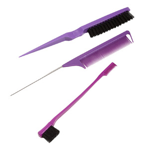 Hair Styling Comb <b>Set</b> Plastic Highlighting Volumizing Magnetic Slapping <b>Tool</b> For Salon Use - Product Image 5