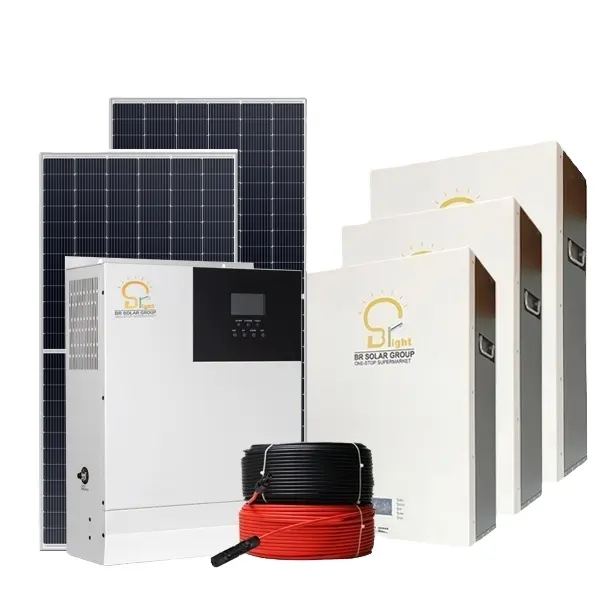 Sistema di ups solare BRSOLAR di alta qualità 5kw 5000w