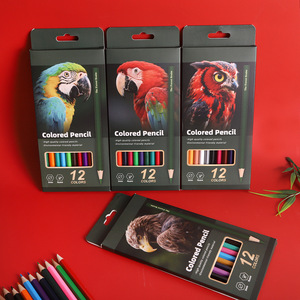 Crayons <span class=keywords><strong>de</strong></span> <span class=keywords><strong>couleur</strong></span> originaux en bois, pour peinture et gribouillage, écologiques, crayons hexagonaux <span class=keywords><strong>de</strong></span> 12 couleurs - Product Image 1