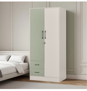 Armoire facile à assembler pour dortoir, appartement locatif, maison, rangement simple, placard multifonctionnel, armoire à vêtements suspendue - Product Image 5