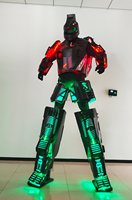Nouveauté, costumes de robot animatronique pour adultes, costumes LED pour Noël, mariage, fête, accessoires de performance, cosplay, costumes de danse