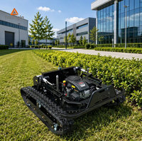Tondeuse agricole robotisée à chenilles télécommandée à braquage zéro pour vergers et espaces étroits