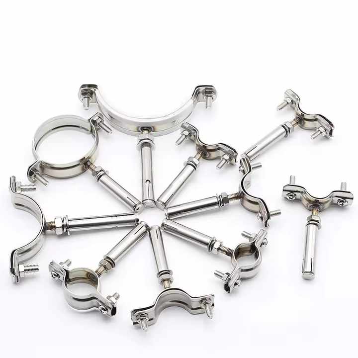 201 Stainless Steel Embrace Hoop Circular Hose Clamp Fastener 1Pcs ...