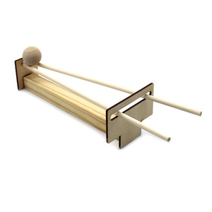 Kit d'expérimentation scientifique en bois à double piste inclinée pour enfants, jouet éducatif de physique, assemblage manuel, outil d'apprentissage STEM, 7-9 ans - Product Image 3
