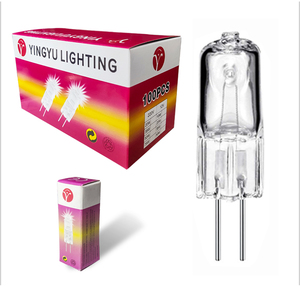 Ampoule halogène G4 220V 35W, finition en verre transparent, lumière chaude douce 2700K, sans commande, pour éclairage décoratif et chauffage extérieur - Product Image 3