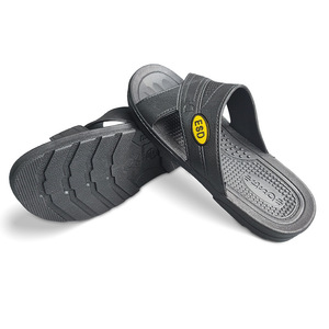 Chaussons antistatiques <span class=keywords><strong>FAIRTECH</strong></span> durables et lavables, sandales blanches et noires pour salle blanche, chaussures antistatiques ESD SPU – Vente chaude - Product Image 3