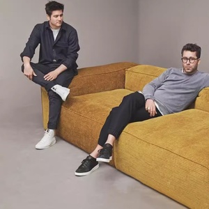 Divano a due posti a L in velluto a coste Wow per soggiorno, appartamento in affitto, camera da letto - Stile moderno e semplice - Product Image 4