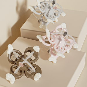 HEORSHE Nouveau Lanceur <span class=keywords><strong>Anneau</strong></span> <span class=keywords><strong>de</strong></span> <span class=keywords><strong>Dentition</strong></span> Galaxie en Silicone 100% Alimentaire, Jouet Bébé Doux pour la Poussée Dentaire, Nouveau <span class=keywords><strong>Anneau</strong></span> <span class=keywords><strong>de</strong></span> <span class=keywords><strong>Dentition</strong></span> Bébé - Product Image 6