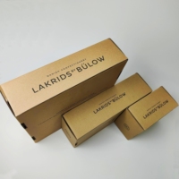 Boîte à lettres en carton ondulé de haute qualité personnalisée, boîte cadeau en papier kraft brun, faible MOQ, fournisseur de boîtes en papier bon marché
