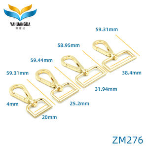 Commercio all'ingrosso in lega di zinco con gancio a scatto a molla bullone con gancio a scatto ZM276 parti e accessori speciali per borse dalla Cina - Product Image 2