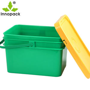 Bidón <span class=keywords><strong>de</strong></span> Plástico con Tapa, <span class=keywords><strong>Precio</strong></span> <span class=keywords><strong>de</strong></span> Fábrica, Contenedor <span class=keywords><strong>de</strong></span> Plástico <span class=keywords><strong>de</strong></span> Alta Calidad, Cubeta Rectangular para Pintura - Product Image 5