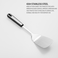 Ensemble d'ustensiles de cuisine en acier inoxydable spatule spatule cuillère à pâtes louche à soupe pilon à pommes de terre