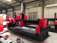 Máquina de Tallado de Piedra con Router CNC de 5.5kw con Cambiador Automático de Herramientas, Control NC Studio/Syntec y PLC para Granito/Vidrio