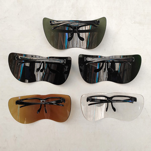 Gafas de seguridad, gafas protectoras con lentes reemplazables para soldar, protección UV, marco negro, grosor de lente de 1mm - Product Image 2